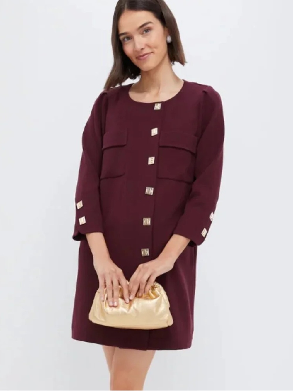 Tuckernuck Oxblood Barnett Mini Dress